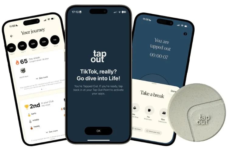 Tap Out hilft Nutzern, ihre Bildschirmzeit zu reduzieren