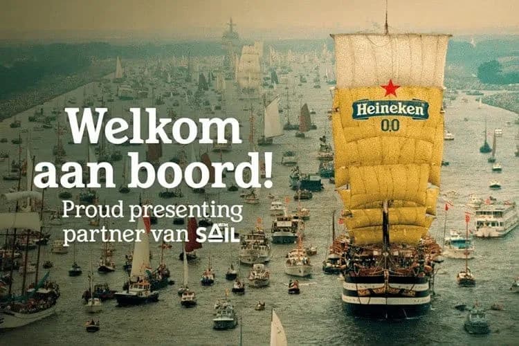 Heineken Hauptsponsor von Sail 2025