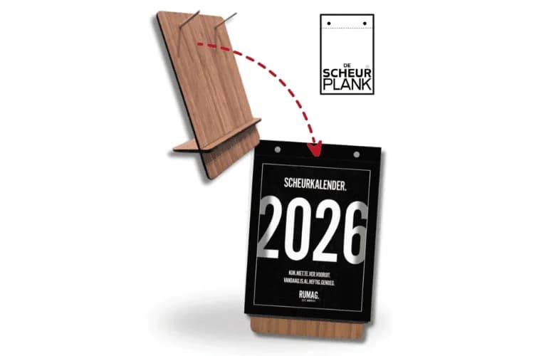 Abreißkalender wird Tischkalender