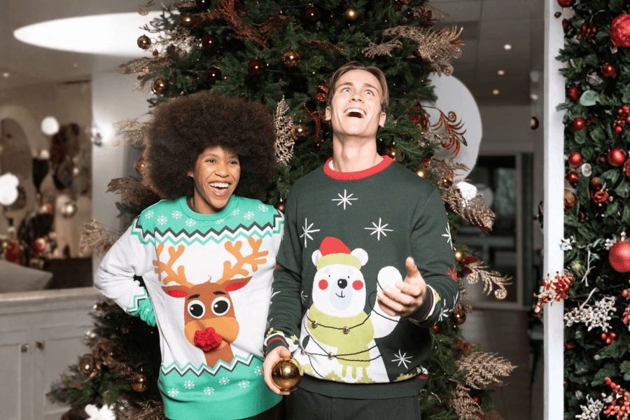 Baumwoll Weihnachts-Pullover nach Maß