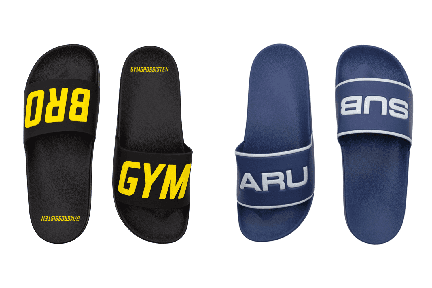 Badslippers in eigener PMS-Farbe