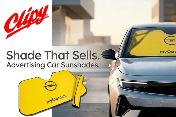 Clipy Auto-Sonnenschutz – Große Wirkung für Marken