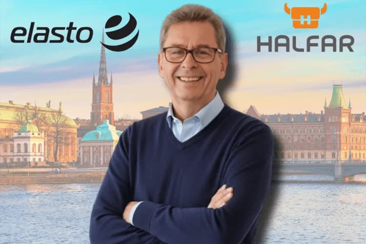 Bernt Sandin aktiv für elasto und Halfar in Schweden und Norwegen