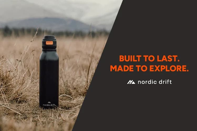 NEU von Nordic Drift; die Trail Trinkflasche