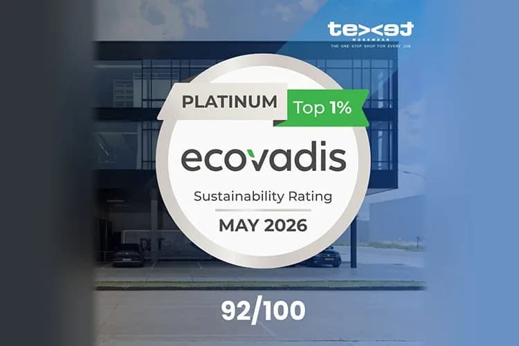 Texet erhält EcoVadis Platinum zum vierten Mal in Folge